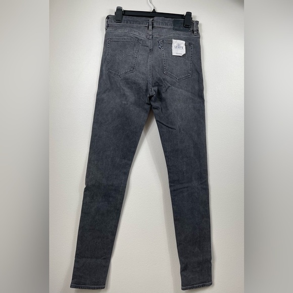 LEVI'S MEN'S 512 SLIM TAPER FIT SILVER HIGH SKINNY MID RISE JEANS W30/L32 - Picture 8 of 16